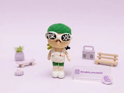 Ferxxo tejido a mano por Violeta Crochet