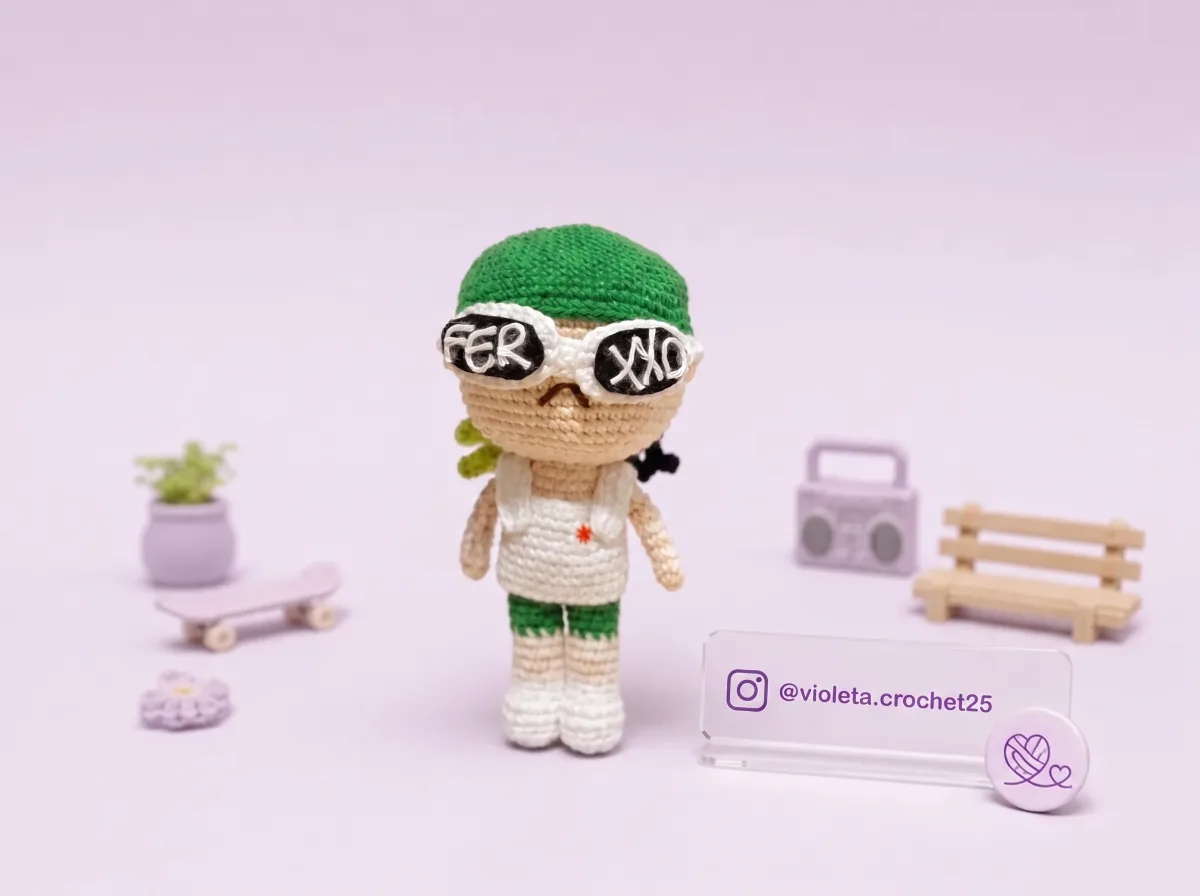 Ferxxo tejido a mano por Violeta Crochet
